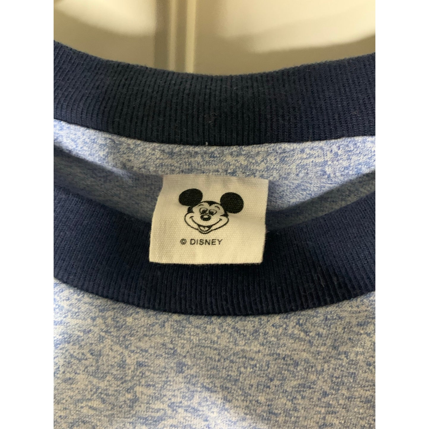 Disney Mickey Mouse Vintage Heather Blue Adult Small
