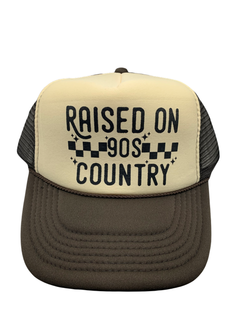 Raised on 90s Country Trucker Hat