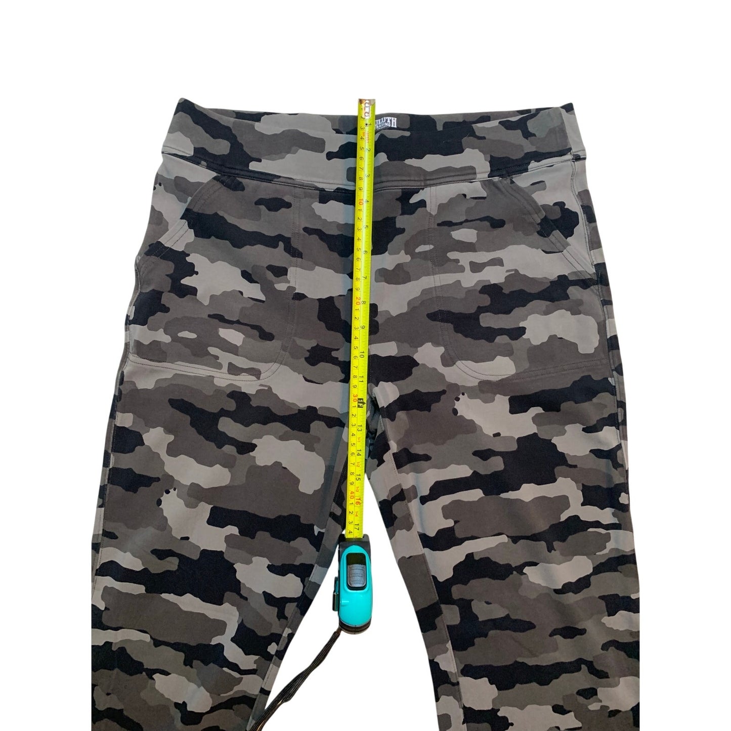 Duluth Trading Co. Workout Leggings Lx31 Gray Camo