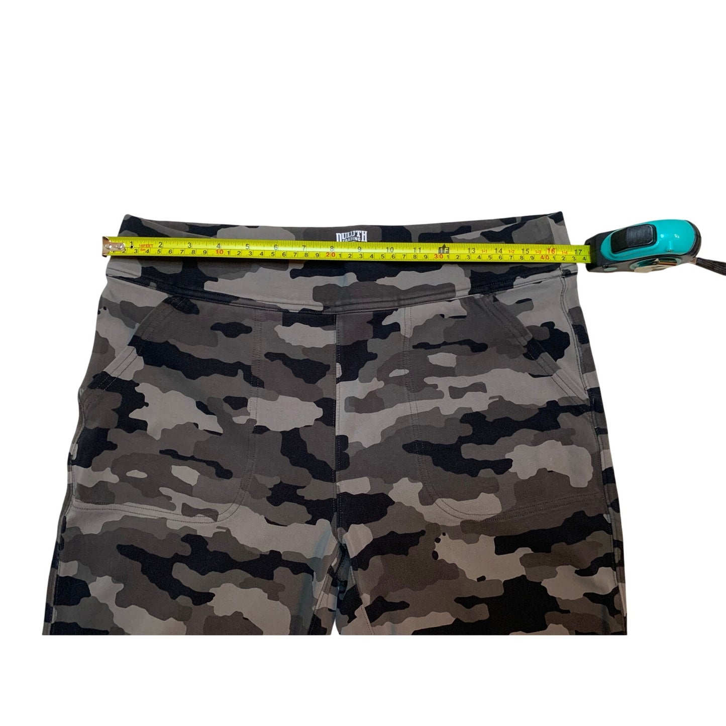 Duluth Trading Co. Workout Leggings Lx31 Gray Camo
