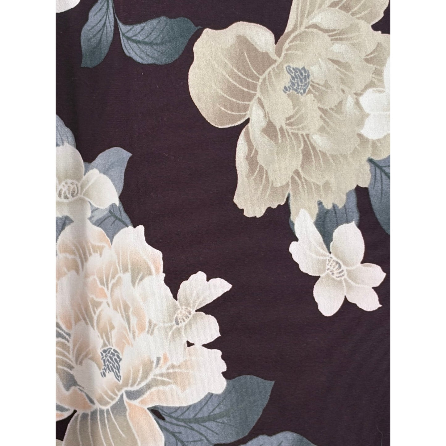 Calvin Klein Sleeveless Floral Blouse Women’s Medium Mock Neck Career Top