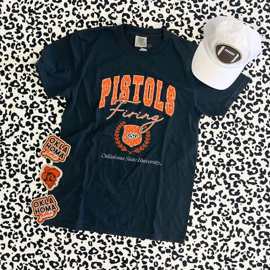 Oklahoma State:  Pistols Firing