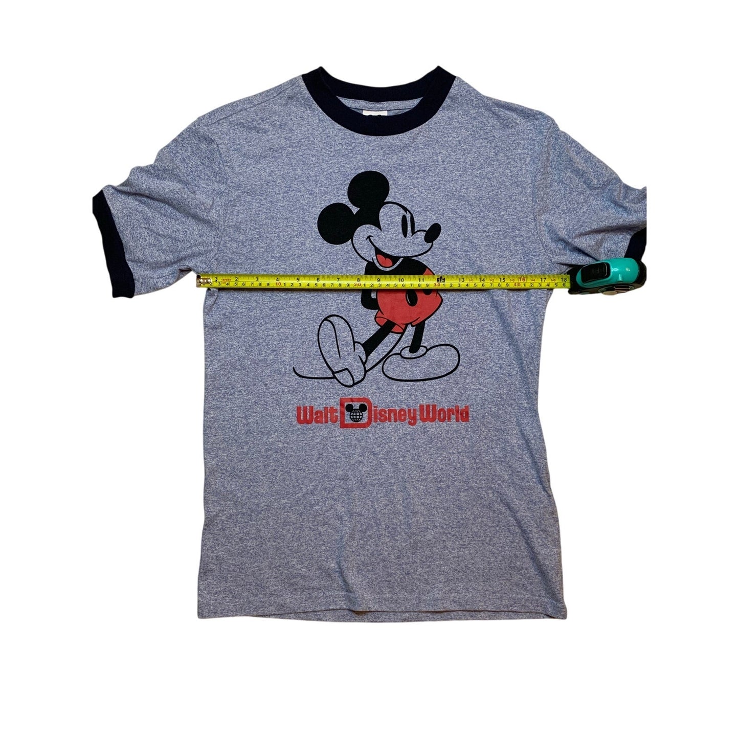 Disney Mickey Mouse Vintage Heather Blue Adult Small