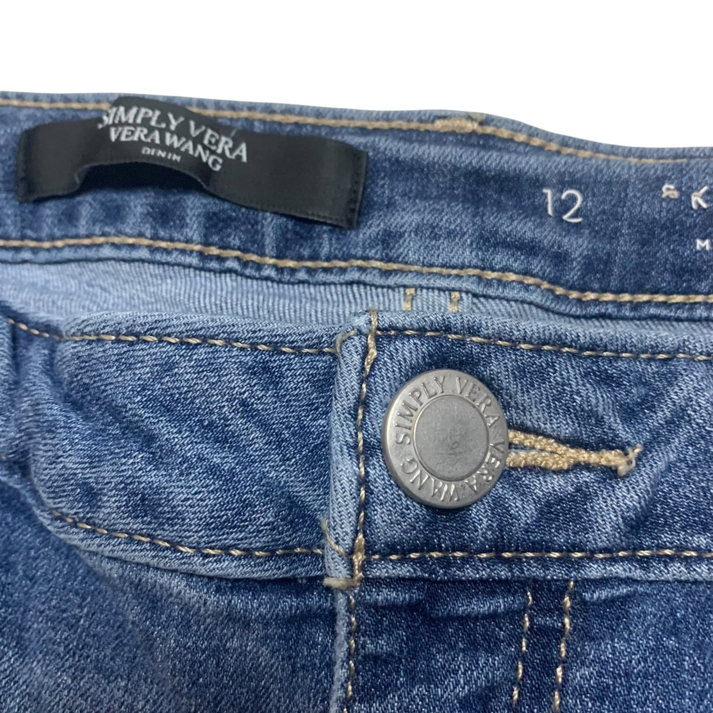 Simply Vera - Boho Floral - Skinny Women's Jeans - Size 12