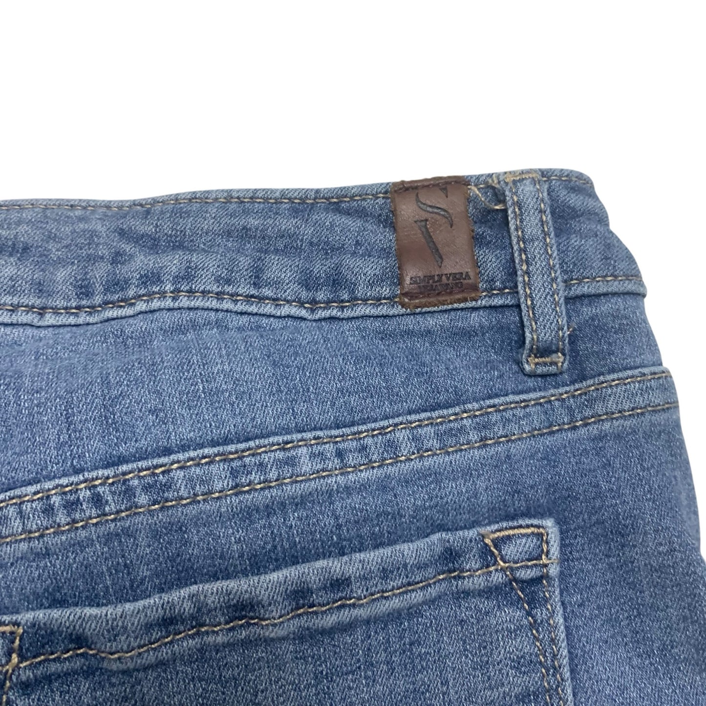 Simply Vera - Boho Floral - Skinny Women's Jeans - Size 12